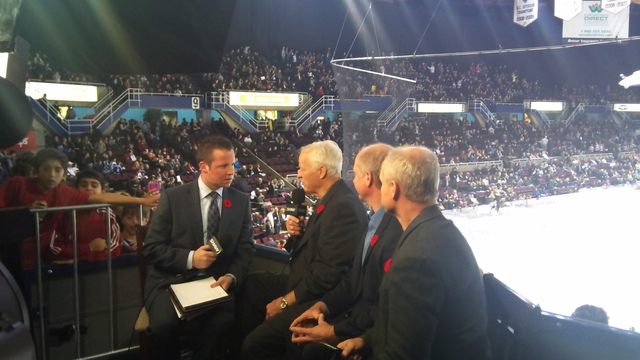 Gordie Howe Night at the Pacific Coliseum in Vancouver