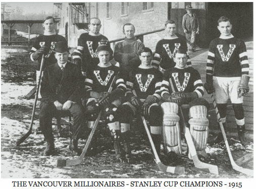 Vancouver Millionaires - Stanley Cup Champions - 1915