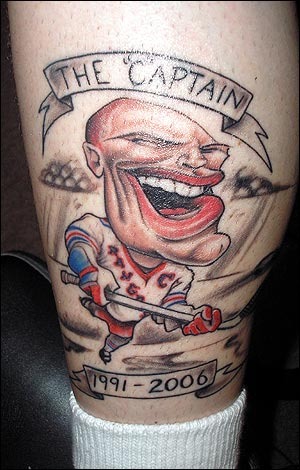 Mark Messier Tattoo - New York Rangers Captain