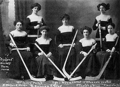 Cyclone Womens Ice Hockey Team 1910