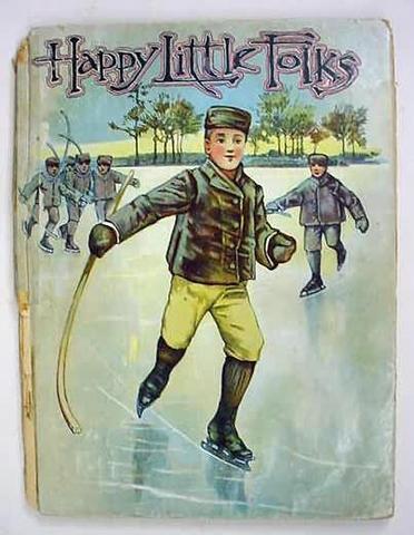 Childrens Hockey Book 1886  "Happy Little Folks"
