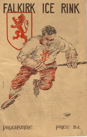 Ice Hockey Programme 1939 for Falkirk Ice Rink