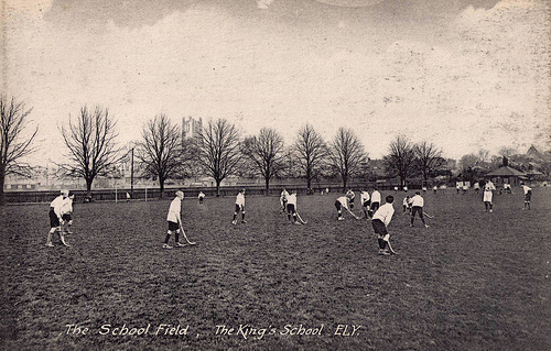 Boys playing Field Hockey at The King's School at Canterbury