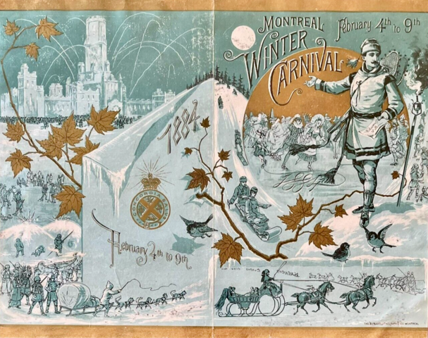 1884 Montreal Winter Carnival Program Cover