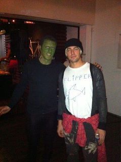 Dion Phaneuf and Joffrey Lupul in Halloween Costumes