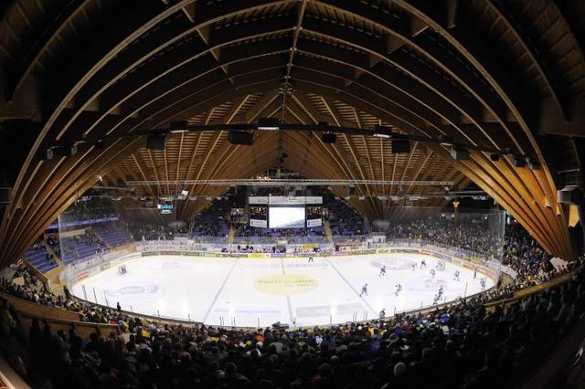 Vaillant Arena in Davos, Switzerland. Home of the Spengler Cup