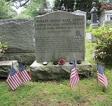 The Grave of Hobey Baker in Bala Cynwyd, Pennsylvania