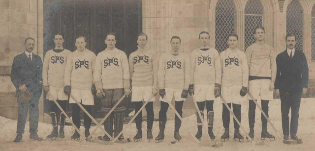 Hobey Baker - St Paul's School - Ice Hockey Team - 1908