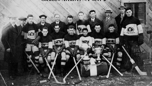 Bellevue Ice Hockey Team - Champions - circa 1920
