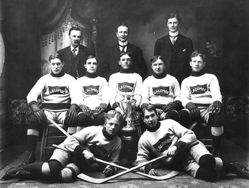 Lacombe Senior Ice Hockey Team - Champions - 1908