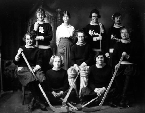 Ladies Ice Hockey Team from Lacombe, Alberta