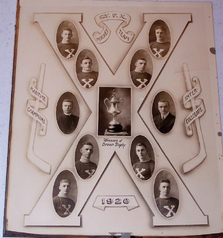 St. F. X. Hockey Team - Brown Trophy Champions 1920
