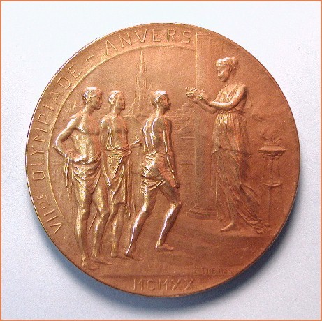 1920 Olympic Games Gold Medal - Winnipeg Falcons / Team Canada