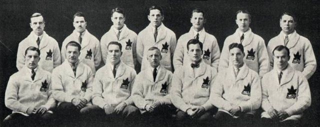 Team Canada - Team Photo at St. Moritz in 1928