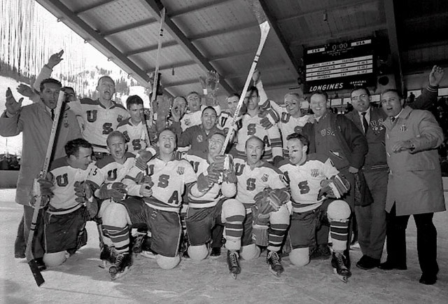 1960 Winter Olympics Hockey Champions - Team USA - Squaw Valley