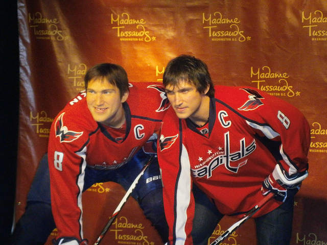 Alex Ovechkin and his Wax Brother
