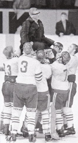Arne Stromberg  Coach of Sweden  World Ice Hockey Champions 1962