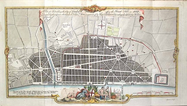1767 Map Sparrow Map Of London Plan