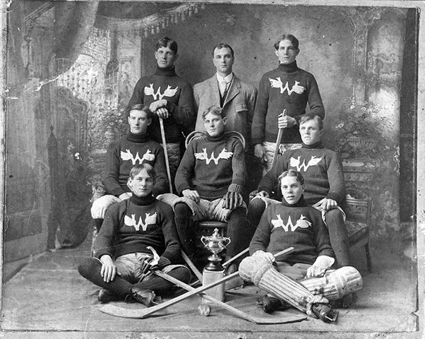 Whitby Ice Hockey Team - 1908