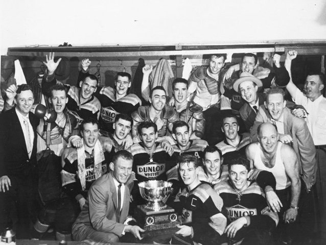Whitby Dunlops - W. A. Hewitt Trophy Champions - 1957