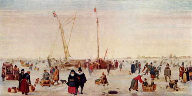 Winter Scene with Colf Players - 1620 - Hendrick Avercamp
