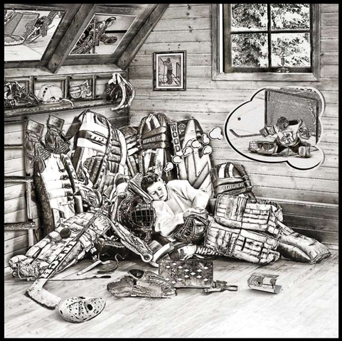 Ice Hockey Goalie Dreams