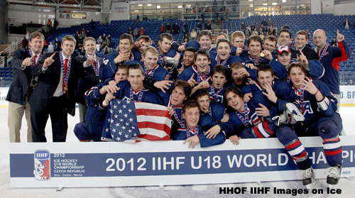  USA Hockey - U18 Gold Medal Winners & World Champions - 2012