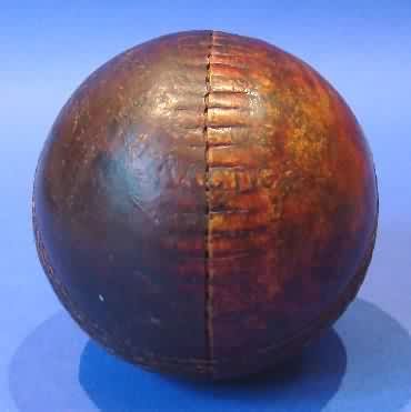 Cricket Ball - Grass / Field Hockey Ball - Antique - 1903