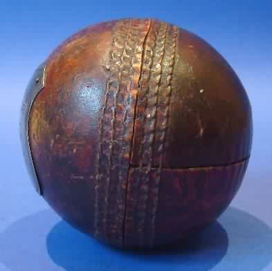 Cricket Ball - Grass / Field Hockey Ball - Antique - 1903     