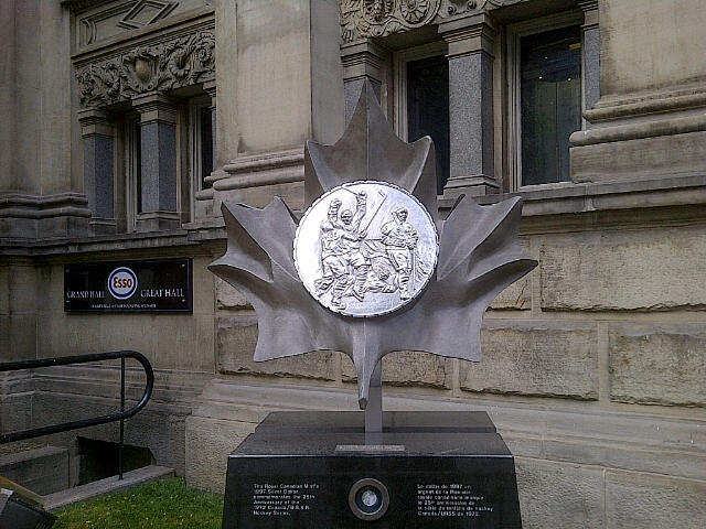 Canada's Team of the Century - Monument at Hockey Hall of Fame
