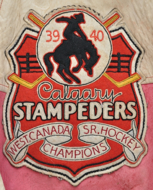 Calgary Stampeders Team Patch - 1939 / 40  West Canada Sr Champs