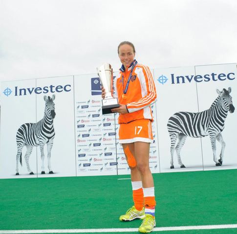 Maartje Paumen with Investec London Cup - 2012