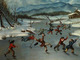 Ice Hockey in Virginia, USA - Painting by John Toole - 1835