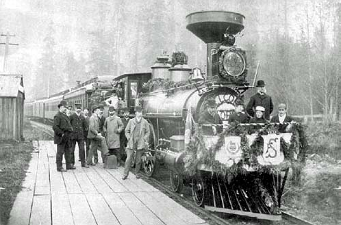 Governor General of Canada Lord Stanley on a  CPR Train 1889