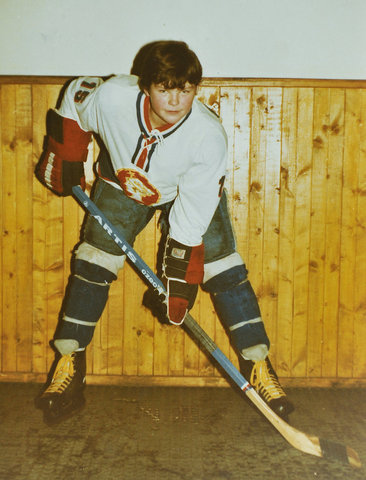 Jaromir Jagr - Teenage Ice Hockey Player
