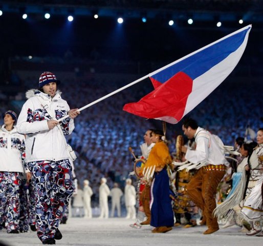 Jaromir Jagr - Czech Republic Flag Bearer - 2010 Winter Olympics