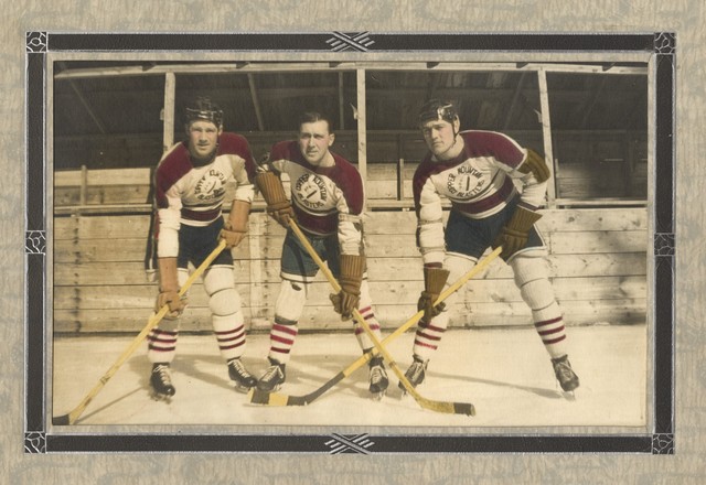 Copper Mountain Blasters - 3 Ice Hockey Teammates - Circa 1950s