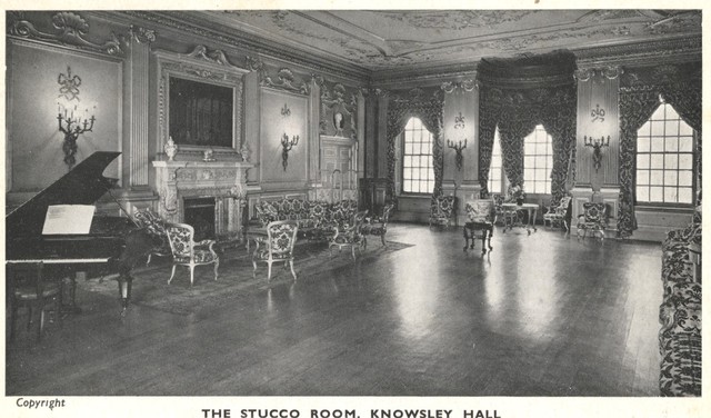 Knowsley Hall - Stucco Room - Lord Stanley Residence