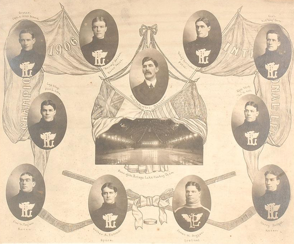 Portage Lakes Hockey Team - IPHL Hockey League Champions - 1906
