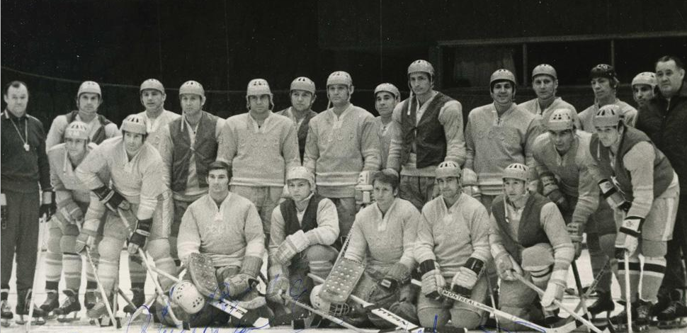 Soviet Visuals - USSR Olympic ice hockey team. Photo by Vyacheslav Un  Da-Sin, 1972