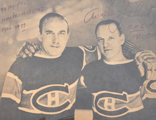 Howie Morenz & Aurèle Joliat - Montreal Canadiens - Best Pals