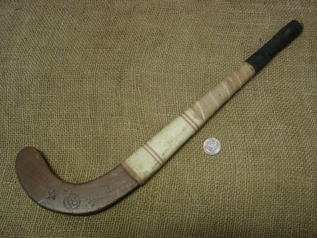 Antique Field Hockey Stick from New Zealand