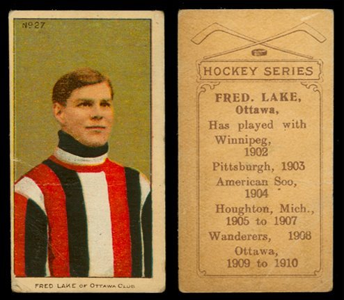 Fred Lake - Rookie Card - Imperial Tobacco - C56 - #27 - 1910