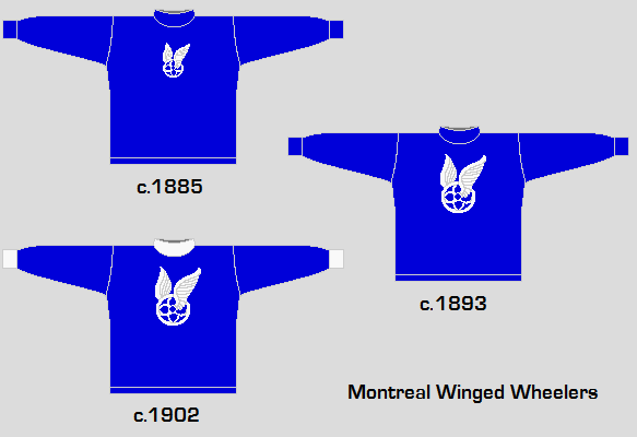 Winged Jerseys - Montreal AAA - 1885 - 1893 - 1902