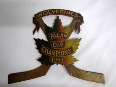 Halifax Wolverines - Brooch - Allan Cup Champions - 1935