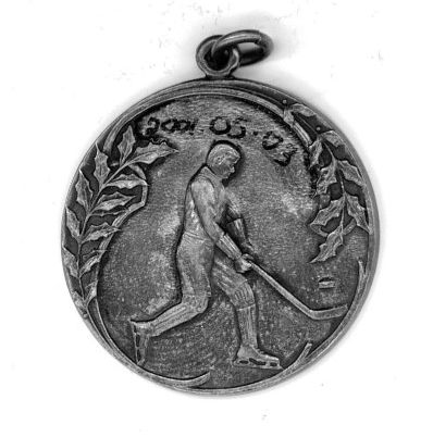 Herald & Mail Junior Hockey League Medal - Bernie Lewin - 1926 