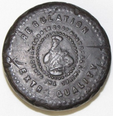 Antique Puck - The Canadian Rubber of Montreal Limited    