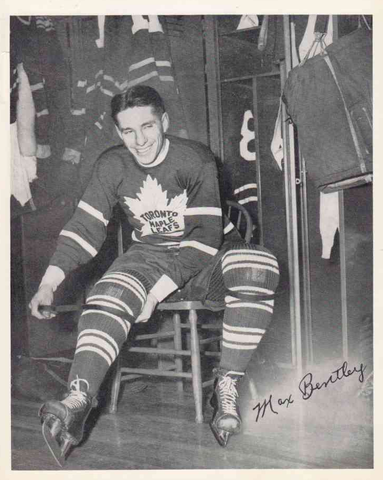 Max Bentley - Toronto Maple Leafs - Quaker Oats - 1945-1954