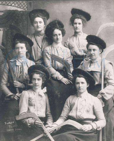Owen Sound - Women's Ice Hockey Team - circa 1901
