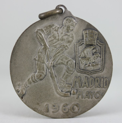 Rink Hockey Bronze Medal Roller Hockey World Championship 1960 a